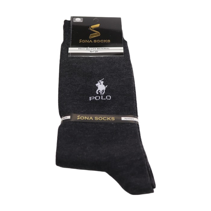 جوراب مردانه ساق بلند سونا مدل polo کد 75